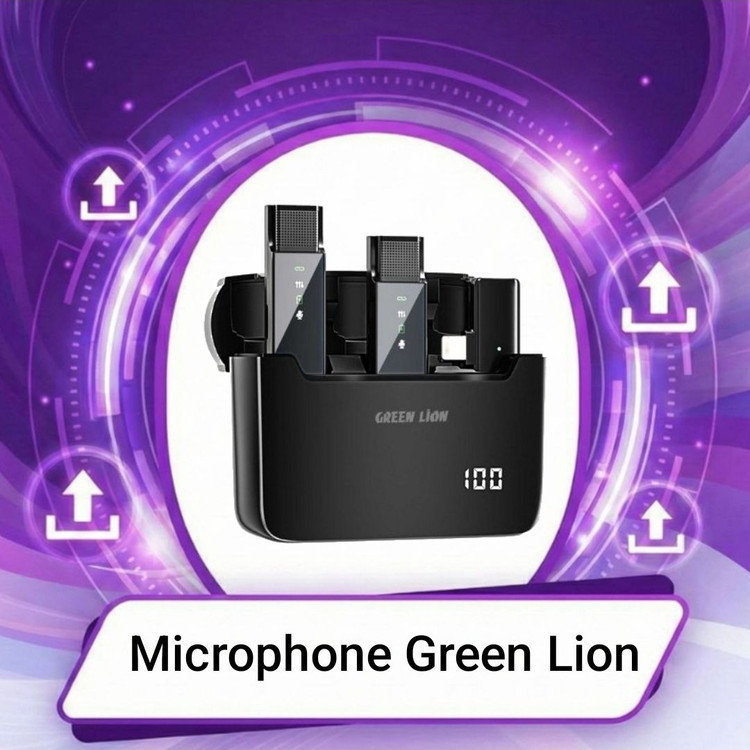 میکروفن بی سیم گرین لاین مدل 2 در 1 دیجیتال