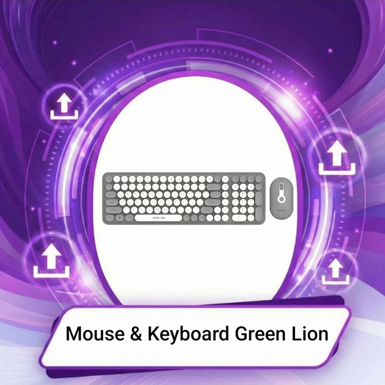 کیبورد و ماوس بی سیم گرین لاین مدل GKM-300