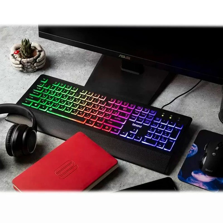 کیبورد گیمینگ فراسو مدل BK-7210RGB با سیم