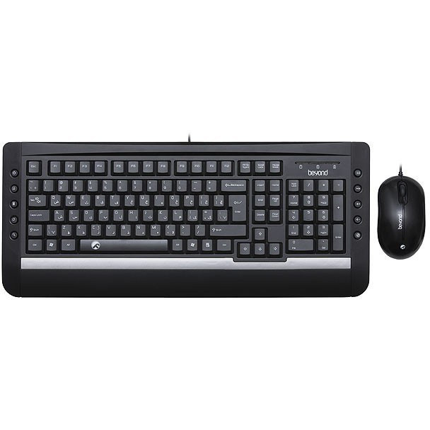 ست ماوس و کیبورد فراسو مدل BMK-6141 با حروف فارسی