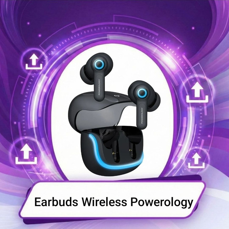 هدفون بی سیم پاورولوژی مدل Quad ENC_PWLAU005