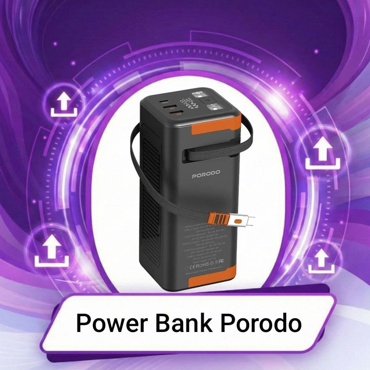 پاوربانک 20 وات پرودو مدل Power Boost_PDPBFCH093 ظرفیت 50000 میلی آمپر ساعت
