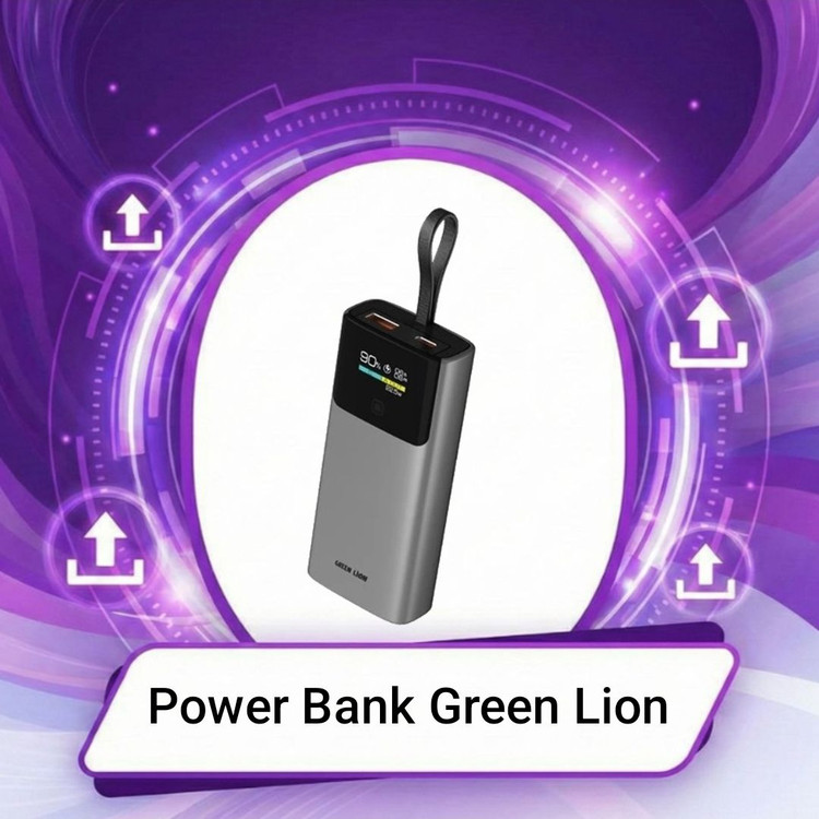 پاوربانک گرین لاین مدل Voltix ظرفیت 10000 میلی آمپر ساعت