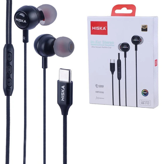 هندزفری تایپ سی هیسکا مدل HK-717